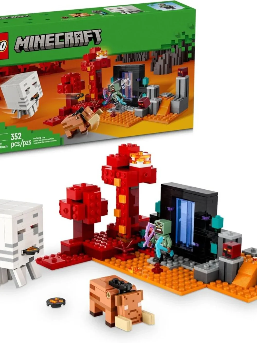 NEW LEGO Minecraft 21255 The Nether Portal Ambush Adventure Set Building Toy for